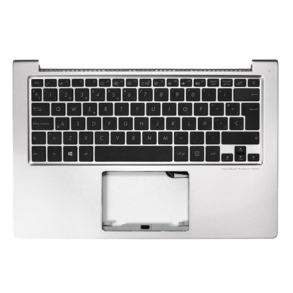 Ноутбук Topcase UX303LB SP для asus UX303L UX303LB UX303LA UX303LAB UX303UA UX303UB Упор для рук верхний корпус клавиатура серебряная рамка