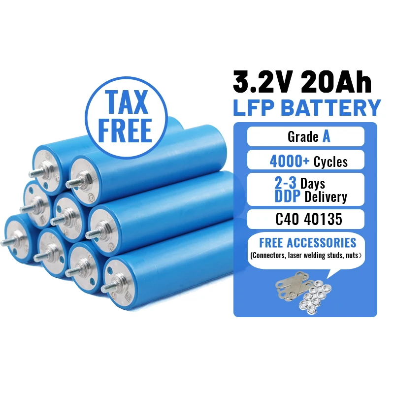 C33 C40 38120S 32135 IFR32138 15Ah 10Ah 20Ah 22Ah 38120 10ah цилиндрическая перезаряжаемая аккумуляторная батарея 40152S 33140 3 2 V Lifepo4