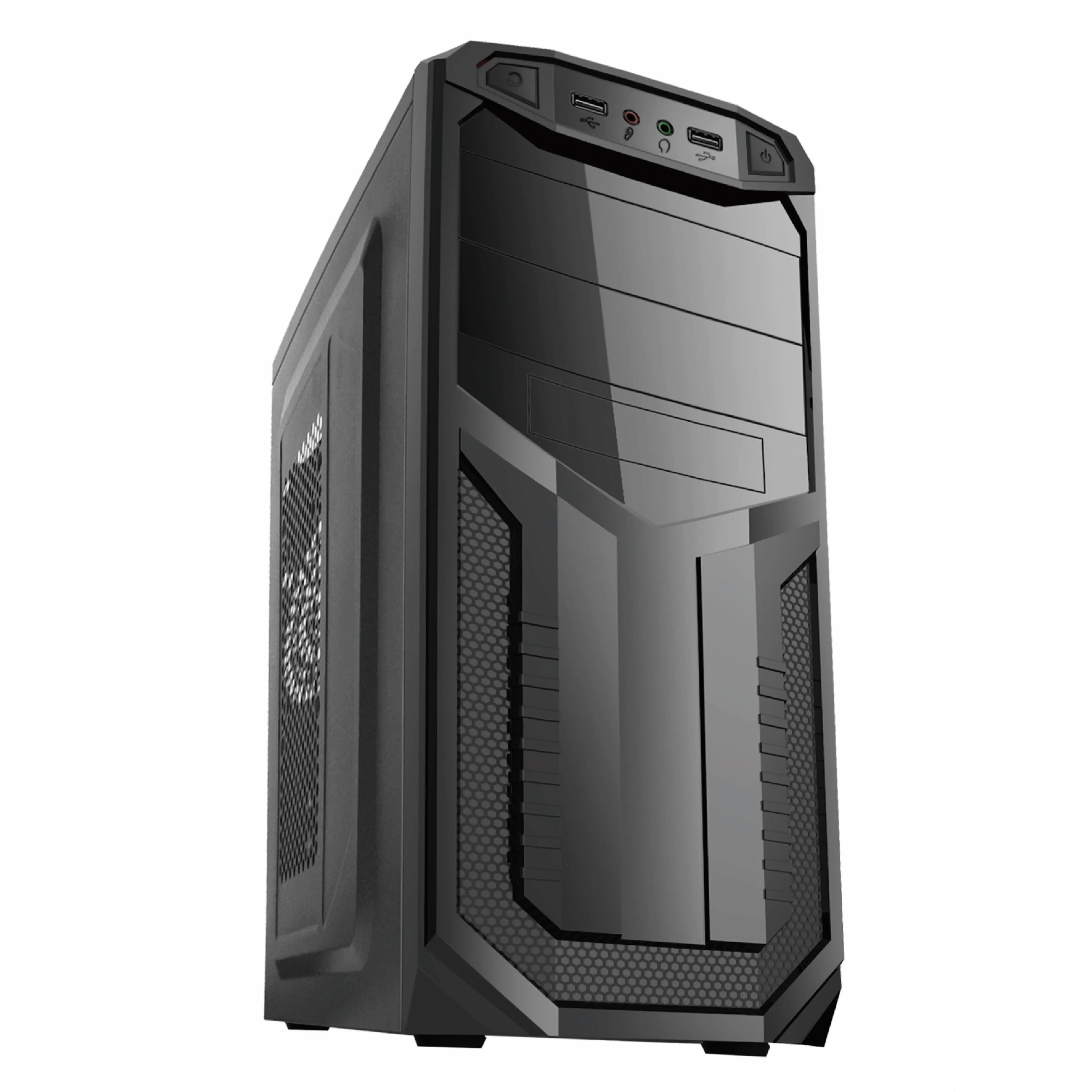 hot office gift set gaming gamer desktop case cabinet combo case OEM custom brand ATX office table desktop all in one pc case