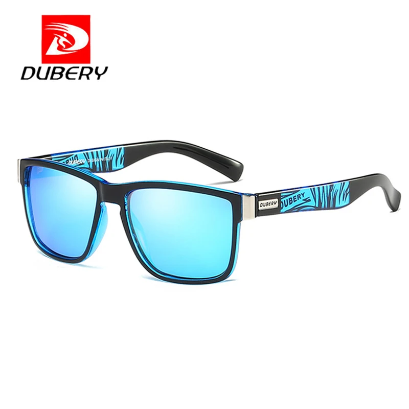 Dubery 2021 трендовые спортивные поляризованные солнцезащитные очки UV400 зеркальные линзы брендовые дизайнерские для вождения с логотипом OEM