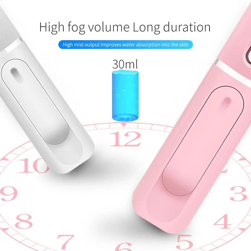 Wal-Mart Nano Mist Spray Mini 30ML Facial Moisturizer Nano Mister USB Nano Water Mist Sprayer