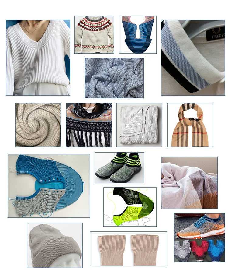 Professional 1.6m/s Speed Fully Automatic rib Knitting Machines With Yarn Storage device