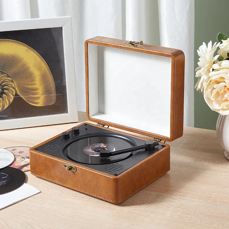 2022 Newest Portable CD Player Built-in Speaker Stereo with Double 3.5mm Headphones Jack Built-in Speakers Mini Cd Player