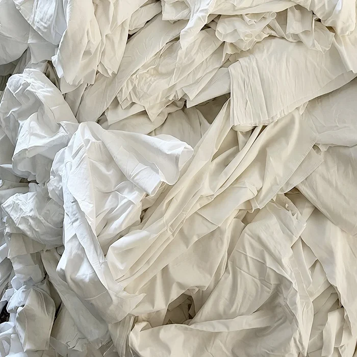 Painting Cleaning 100 cotton rags Manual Cutting White Bed Sheet Wiping Cotton Rags