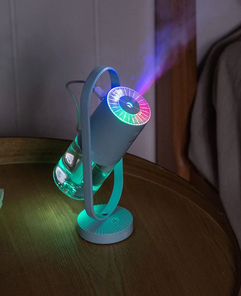 Battery Powered Spot Light 200ml USB Humidifier for Aromatherapy