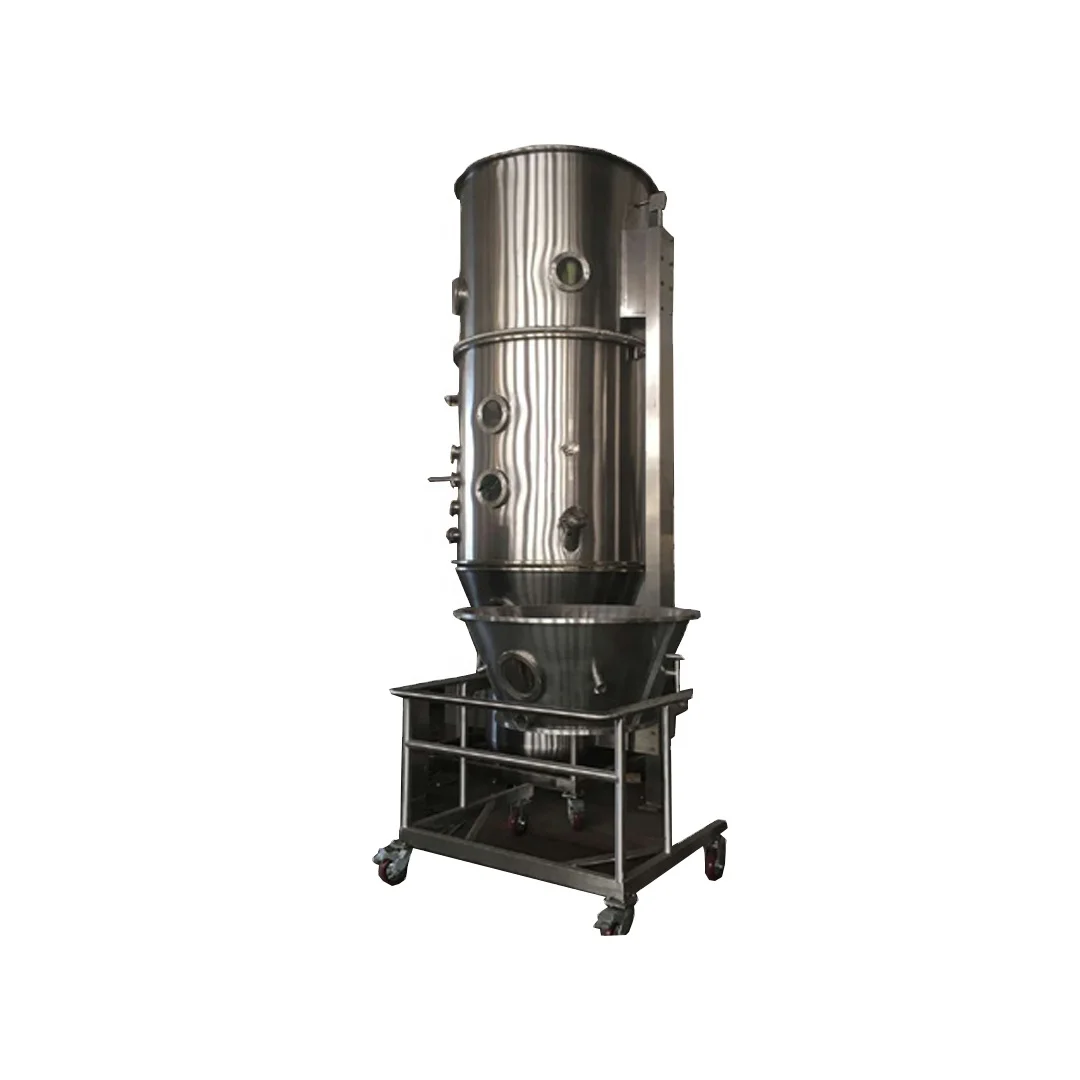 Vertical Fluid Bed Dryer Multi-layer Filter Fully Automatic Stainless Steel High Precision Medical Drying Machine