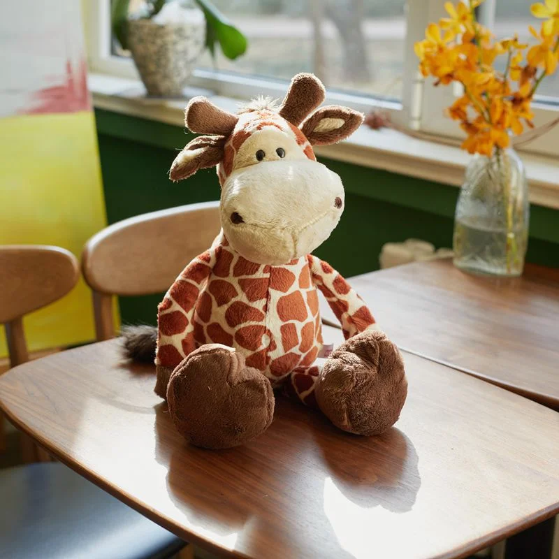 OEM kid children holiday giraffe cartoon funny forest animals cute baby giraffe soft toys