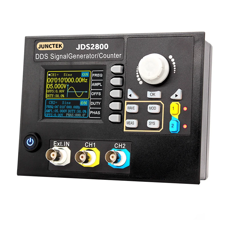 
JUNCTEK high quality JDS2800 15MHz dual channel function generator for laboratory with US plug type 