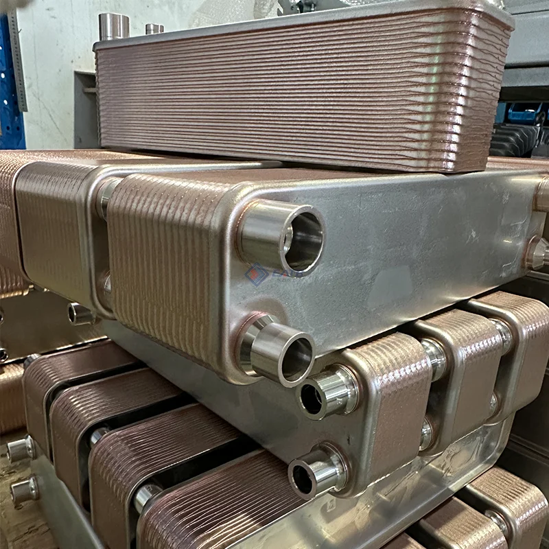 Wholesale Price H Type 3-30kw Heat Pump Steam Plate Condenser Brazed Plate Heat Exchanger for Beer Milk Cooler