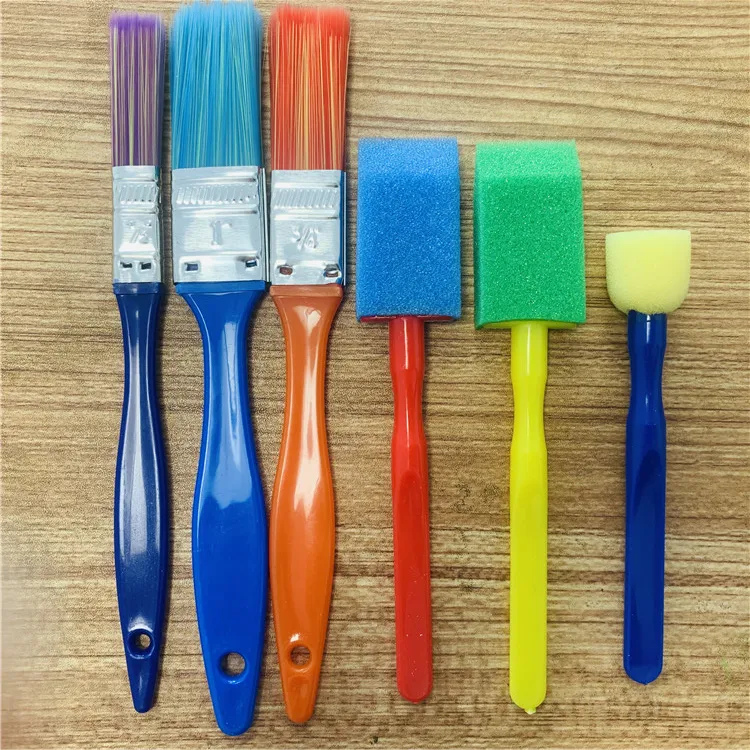 10 pcs Artist Paint Brush Set Nylon Hair Watercolor Acrylic Oil Painting Brushes Drawing Art Supplies