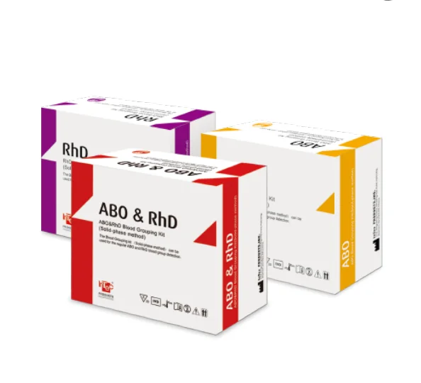 Blood Grouping Test ABD/ABO/RhD blood grouping rapid test blood type test kit blood typing test kit price