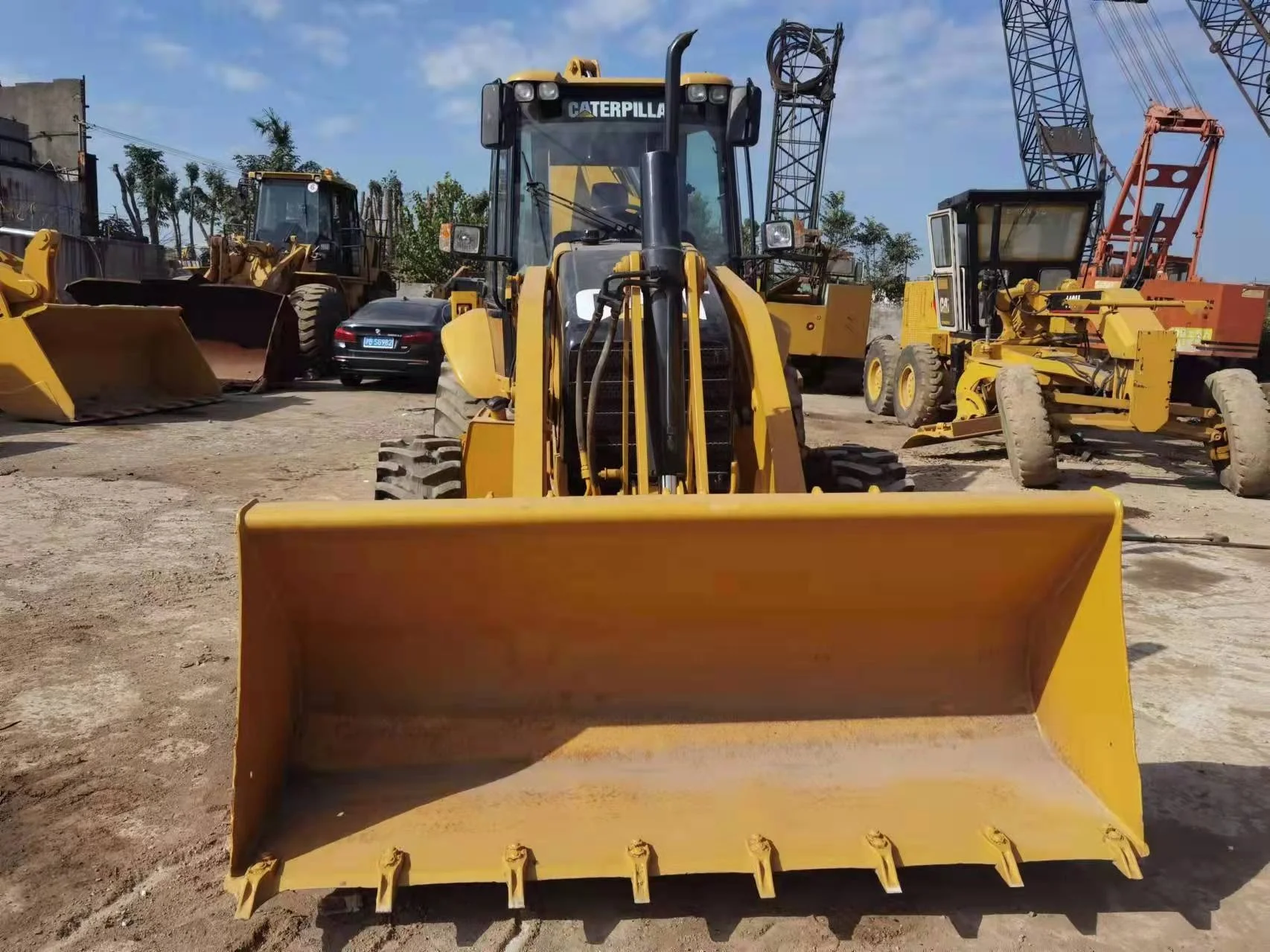 High quality Import used CAT Backhoe loader CAT420f CAT430F CAT416E CAT432D CAT428D  in shanghai