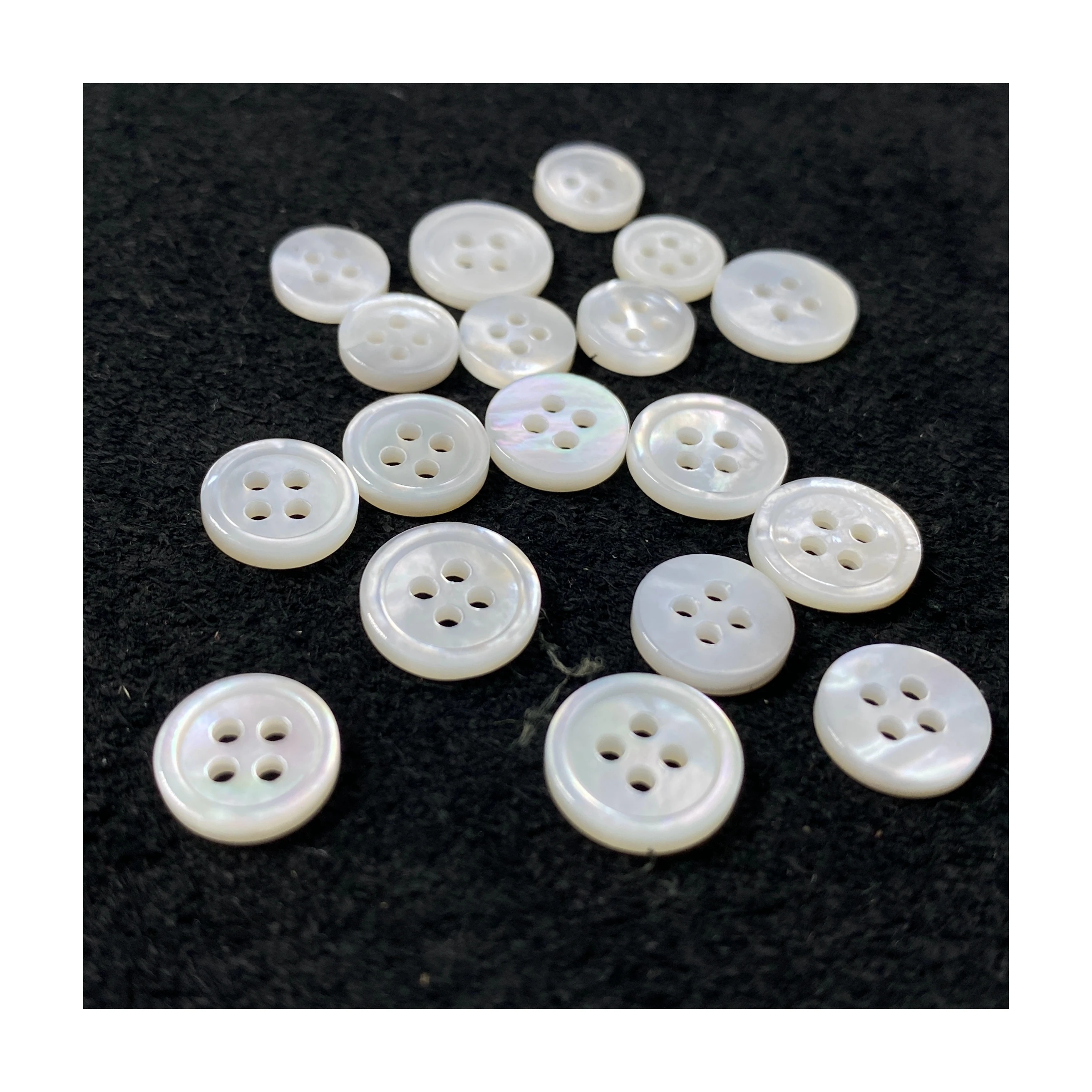 Multicolor Customized Size Clothing Accessories Shell Garment Button Natural Real Mop Shell Button