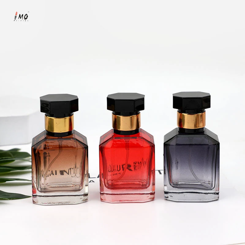 30Ml Glass Gradient Perfume Bottle Luxury Container Empty Spray Perfume Bottles Packaging Custom Wholesale