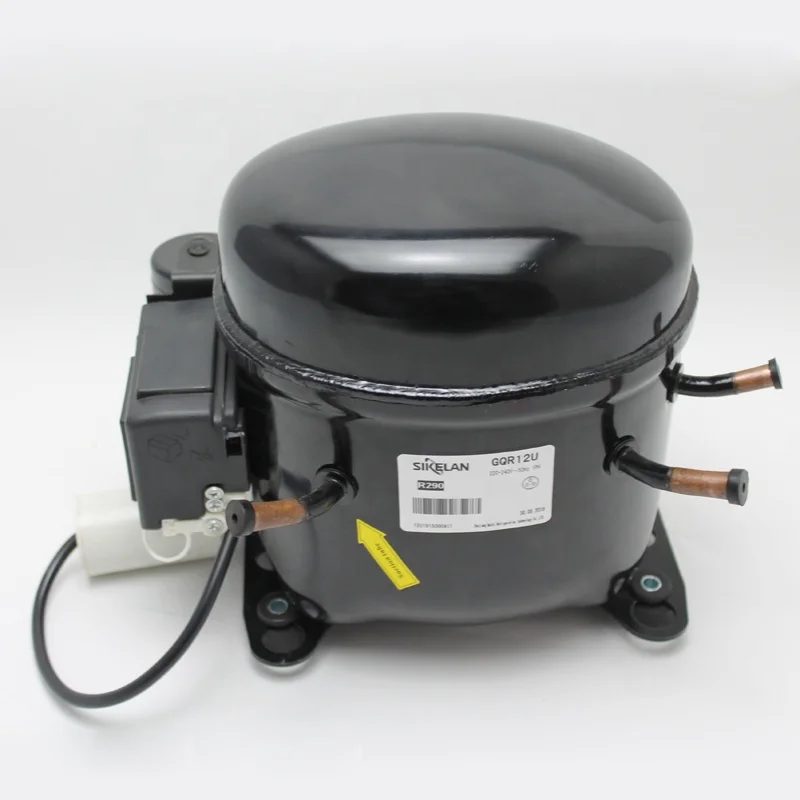 GQR16U SIKELAN R290 220V LBP domestic fridge freezer refrigerator hermetic reciprocating 5 8 HP propane refrigeration compressor