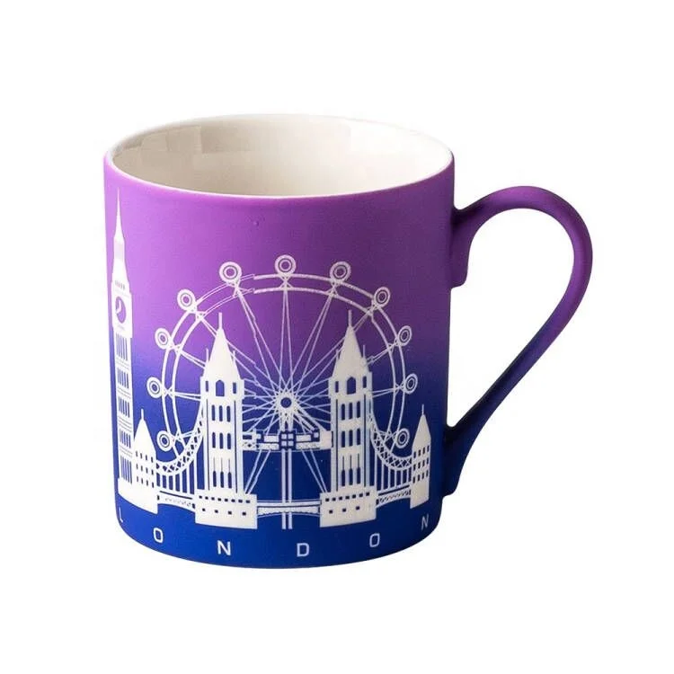 Shape Cute Mug High Grade Minimalist Simple 3D Laser Engraved Straight Travel Mugs Ceramic Accept Customized Logo All-season