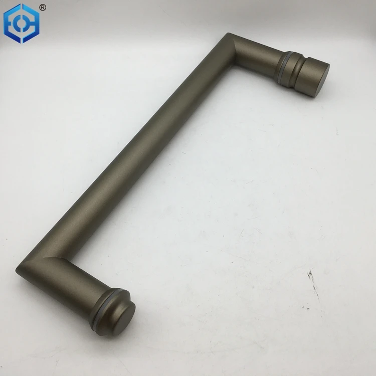 Black White Gold Silver Gun Black Custom Frameless Shower Door Handle