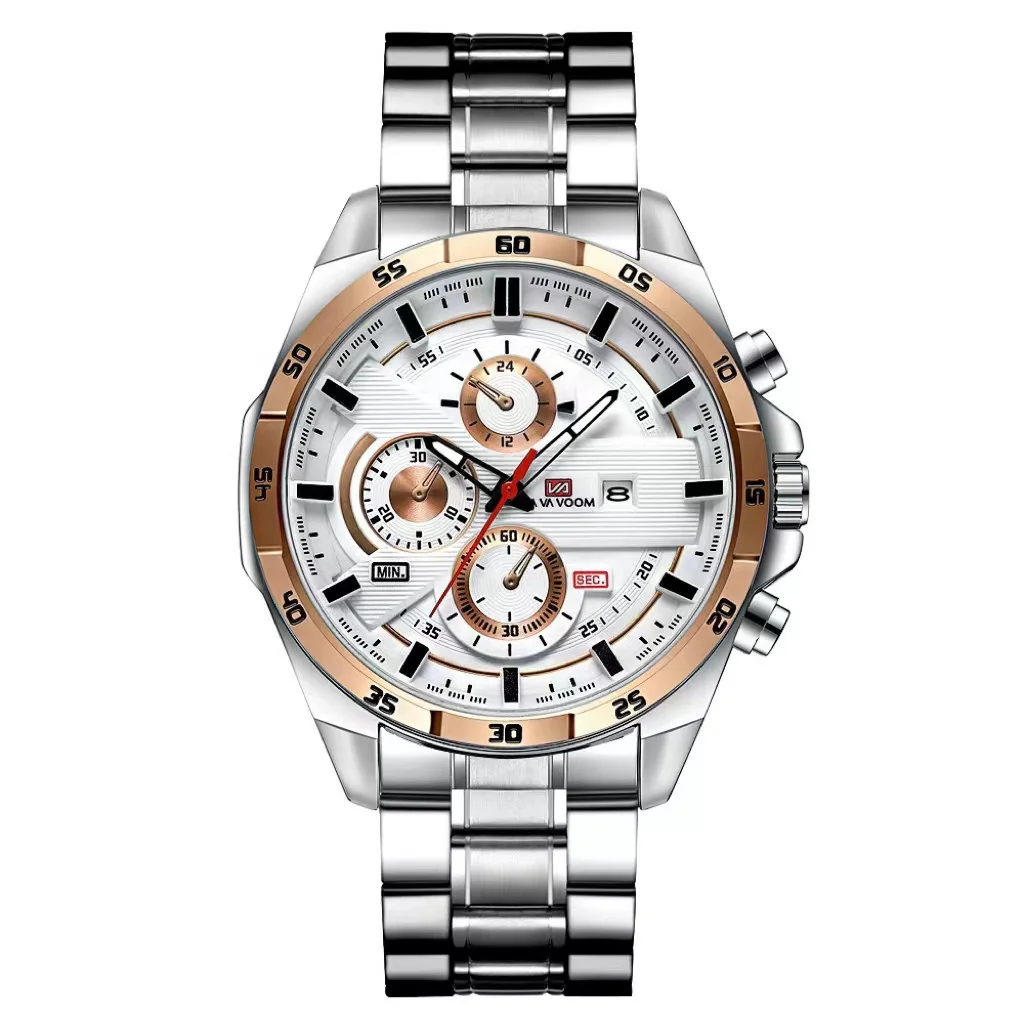 watches for men quartz calendar non-mechanical belt business leisure watch student waterproof watch