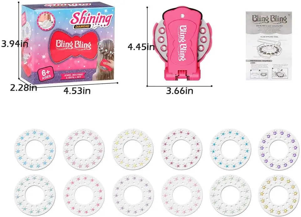 Amazon hot sell bling bling make up toys  Jewelry Making Kits for kids