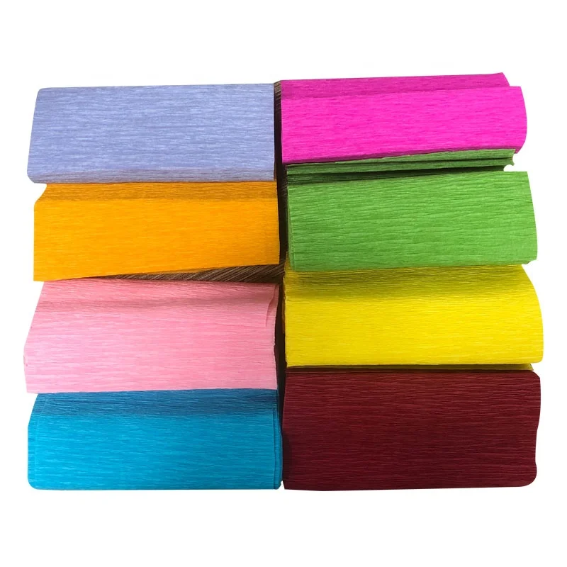 Gift Craft Flower wrapping crepe paper thick crepe paper DIY thick crepe paper roll for making flowers