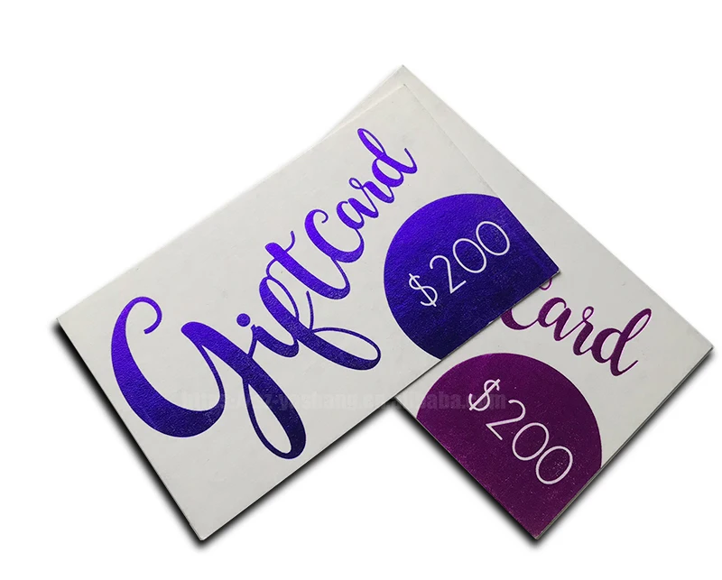 Get white purple foil stamp greeting card /business gift card postcard / custom best matte gold wedding invitation