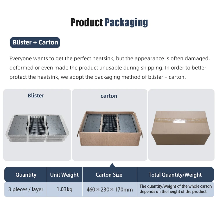 100W Length Width 200*120mm And Height 40mm Black Anodizing rectangle Aluminum Pin Fin Led Bar Heatsink 200mm