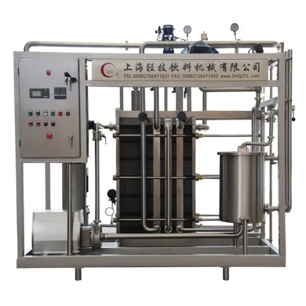 Automatic Small Plate Milk Pasteurizer Tank for Fruit Juice and Jam