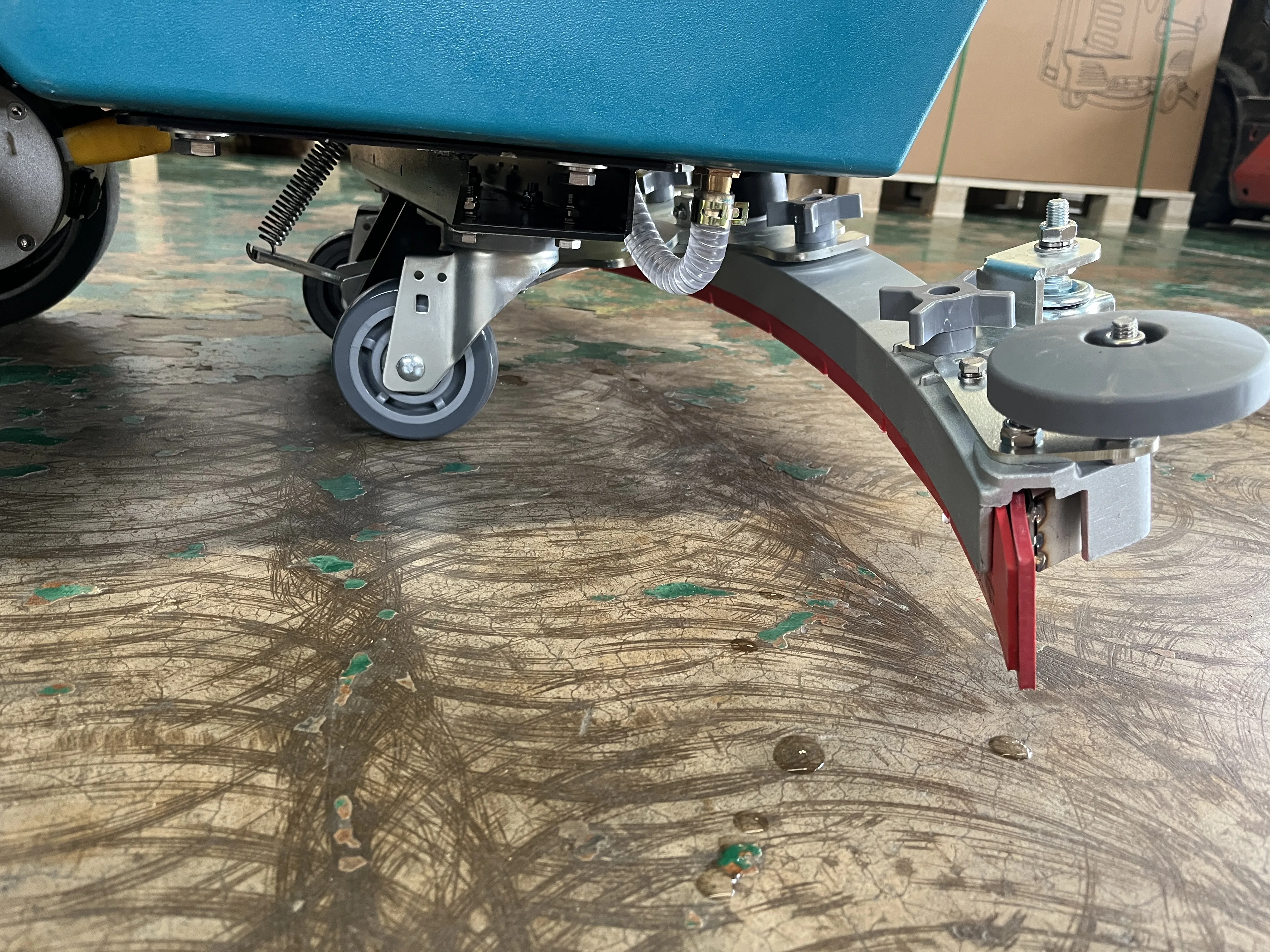 Ironbee JB100  Lead-acid battery cleaning width 850mm 100 liter water tank commercial hand push cleaning floor scrubber