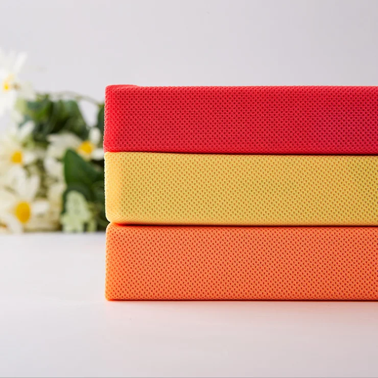 4 way stretch nylon spandex mesh sportswear fabric with quick dry function