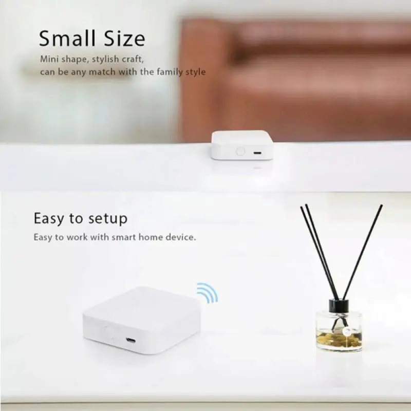 
Zigbee Gateway Hub USB 5V/1A 2.4GHz Wifi Smart Home Bridge Wireless Remote Voice Controller Work Tuya Smart 