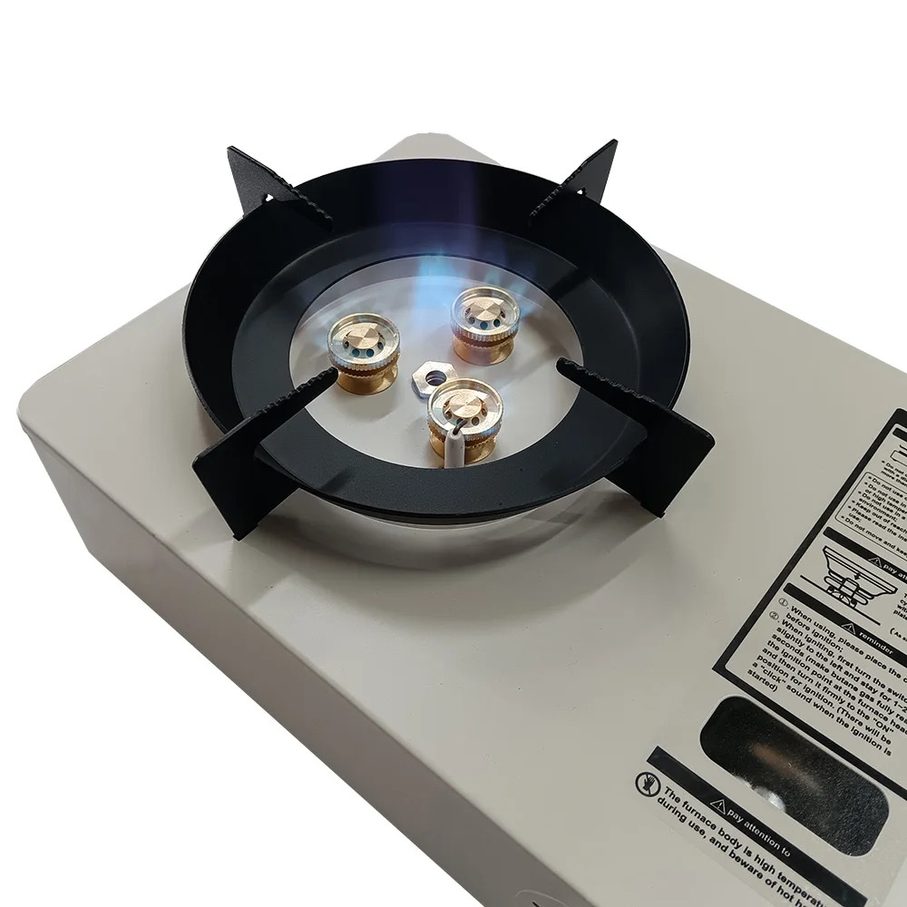 New large power outdoor camping gas stove portable travel picnic cassette stove butane outdoor mini kitchen