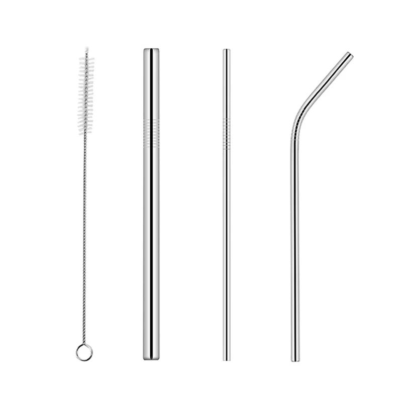 Food Grade Biodegradable Reusable Drinking Straw Metal Stainless Steel Straw