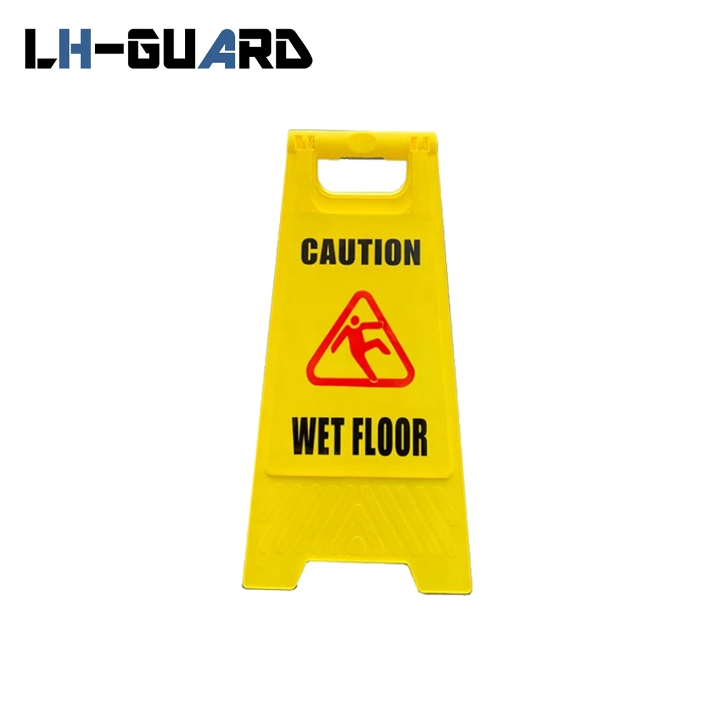 Foldable Plastic Road Wet Floor Safety Caution Sign For Sale