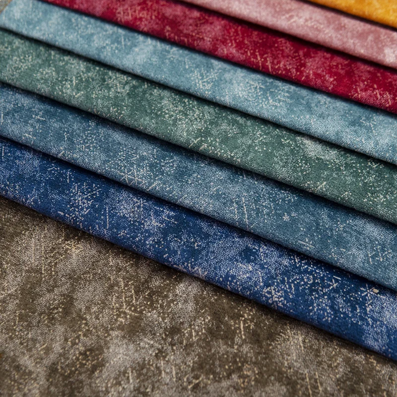QT TEX Chinese Factory Printed Velvet High quality 100%Polyester Plain super soft velvet fabric for sofa