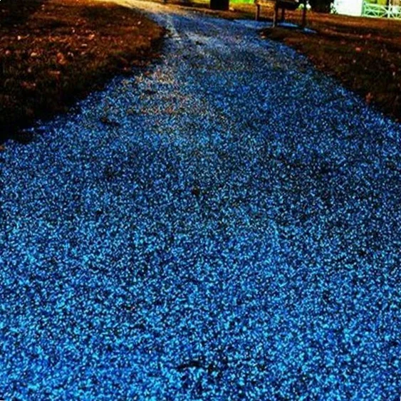 glow in the dark glass beads swimming pool decorative glass chips