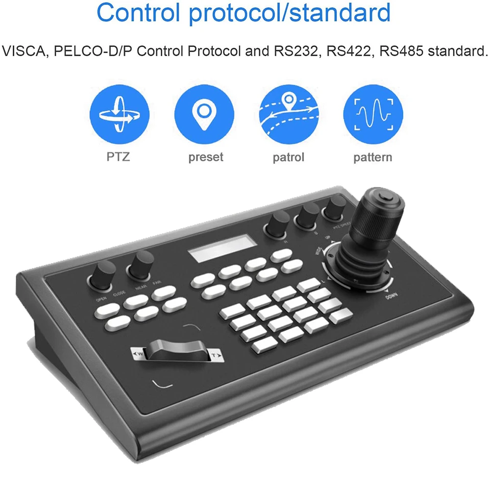 D50  High Quality IP PTZ  Camera internet Joystick Controller for Controlling Ptz Camera Keyboard  Video Recording Equipment