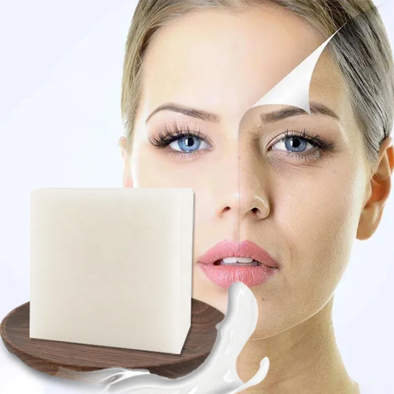 Jabones artesanales Отбеливающее мыло ручной работы с морской солью для осветления кожи для ванной Savon au lait de chevre, мыло для туалета из козьего молока