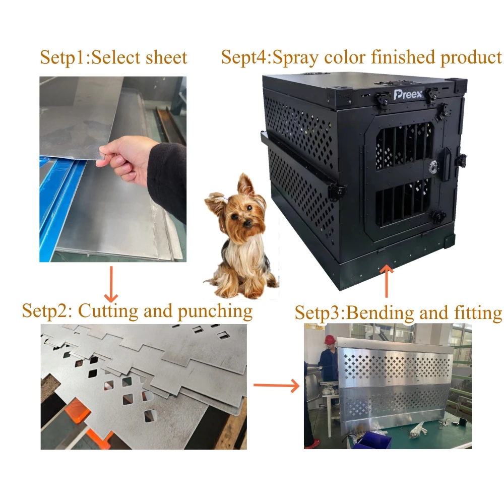 Animal Shelter Breeding Kennel Dog Run Walk-in Kennel Shanghai Factory Crates for Large Dogs