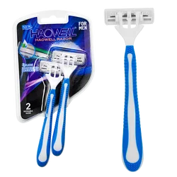 HW-B367DL  Cheap Wholesale Best Selling Three 3 Blades Sharp disposable Razor
