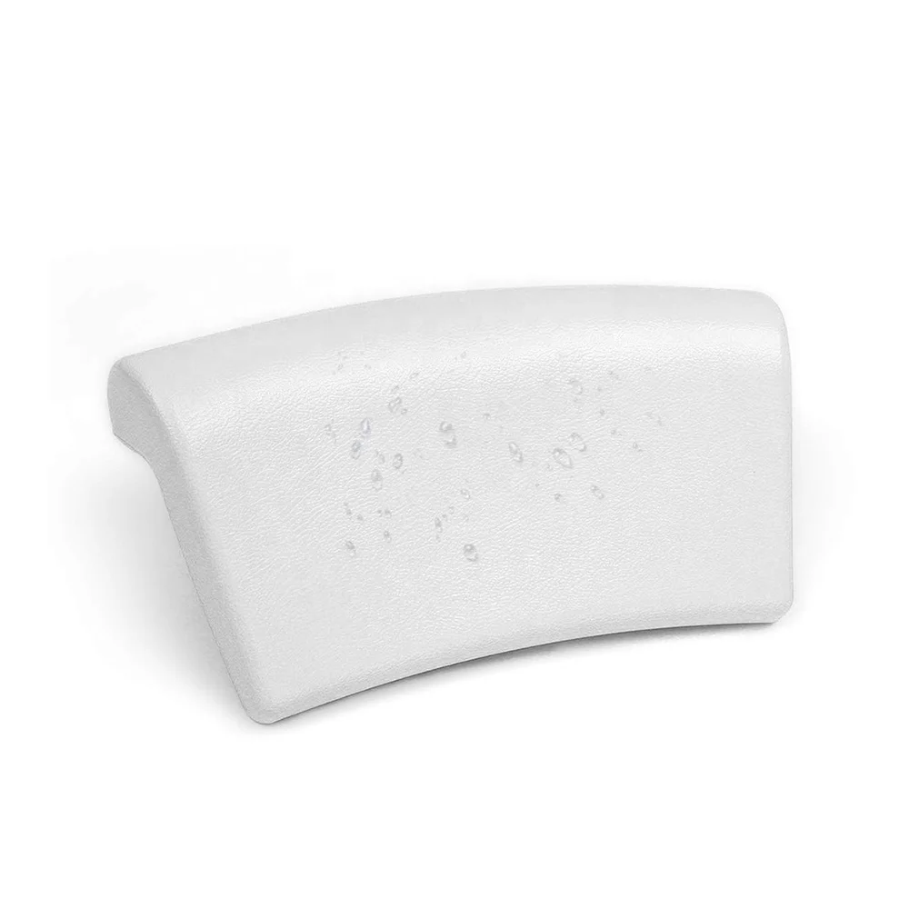 Custom-Made Pu Anti-Skid Spa Bath Pillow With Head/Neck/Shoulder