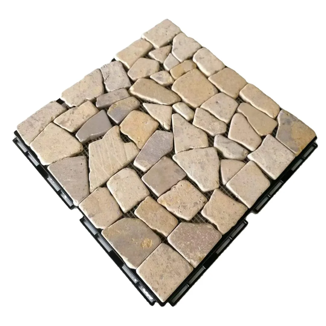CO-PP Plasticgarage out door floor tiles with interlocking plastic base, deck tile, plastic roof floor tile
