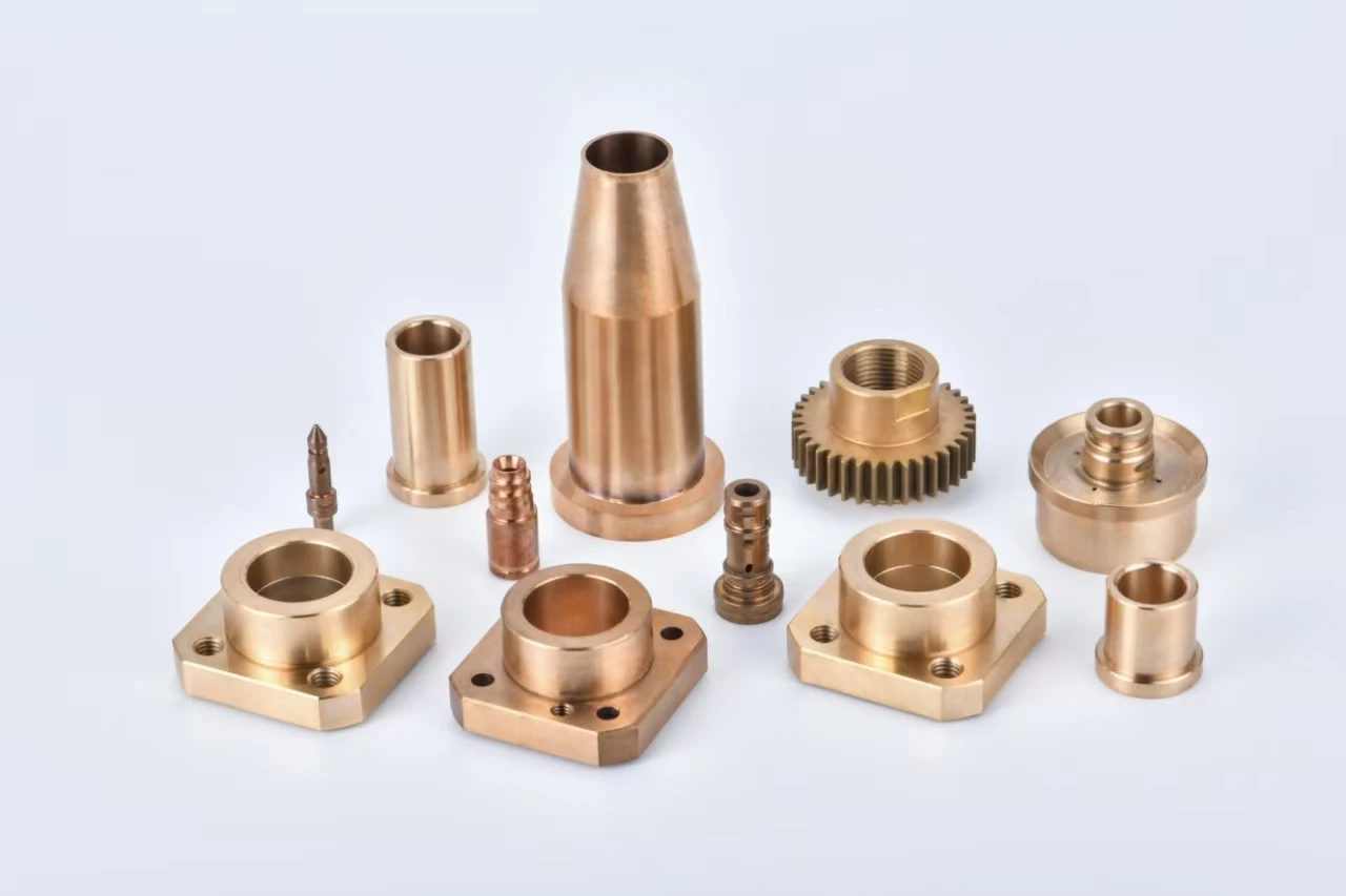 Ready to Ship 32mm Bore Linear Bushing Slide Bearing Bush Sleeve CNC Machined Brass Bushing Sintered Inner Brass