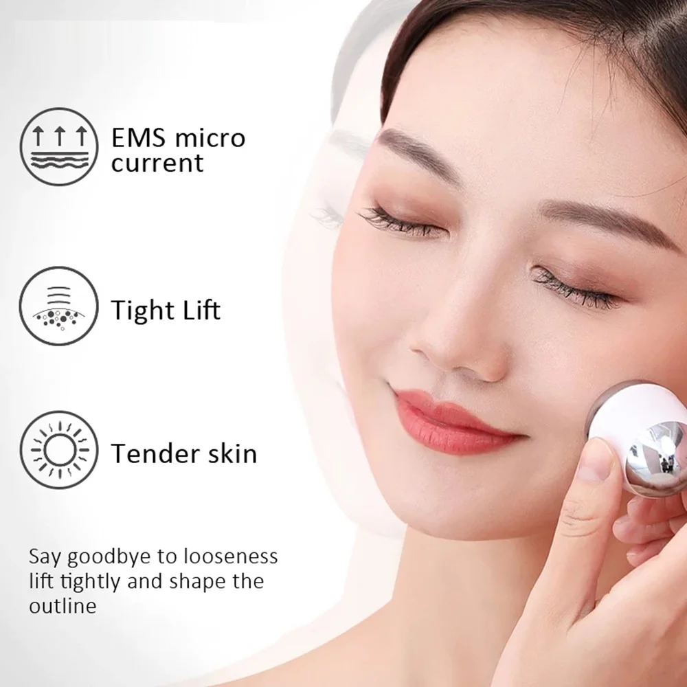 Mini Facial Massage Microcurrent Vibration Skin Tightening Massager Face Lifting Anti-wrinkle Instrument Care Beauty