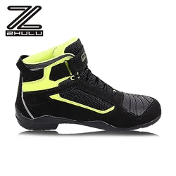 Summer breathable Motorcycle Riding Shoes for Men motorbike racing boots