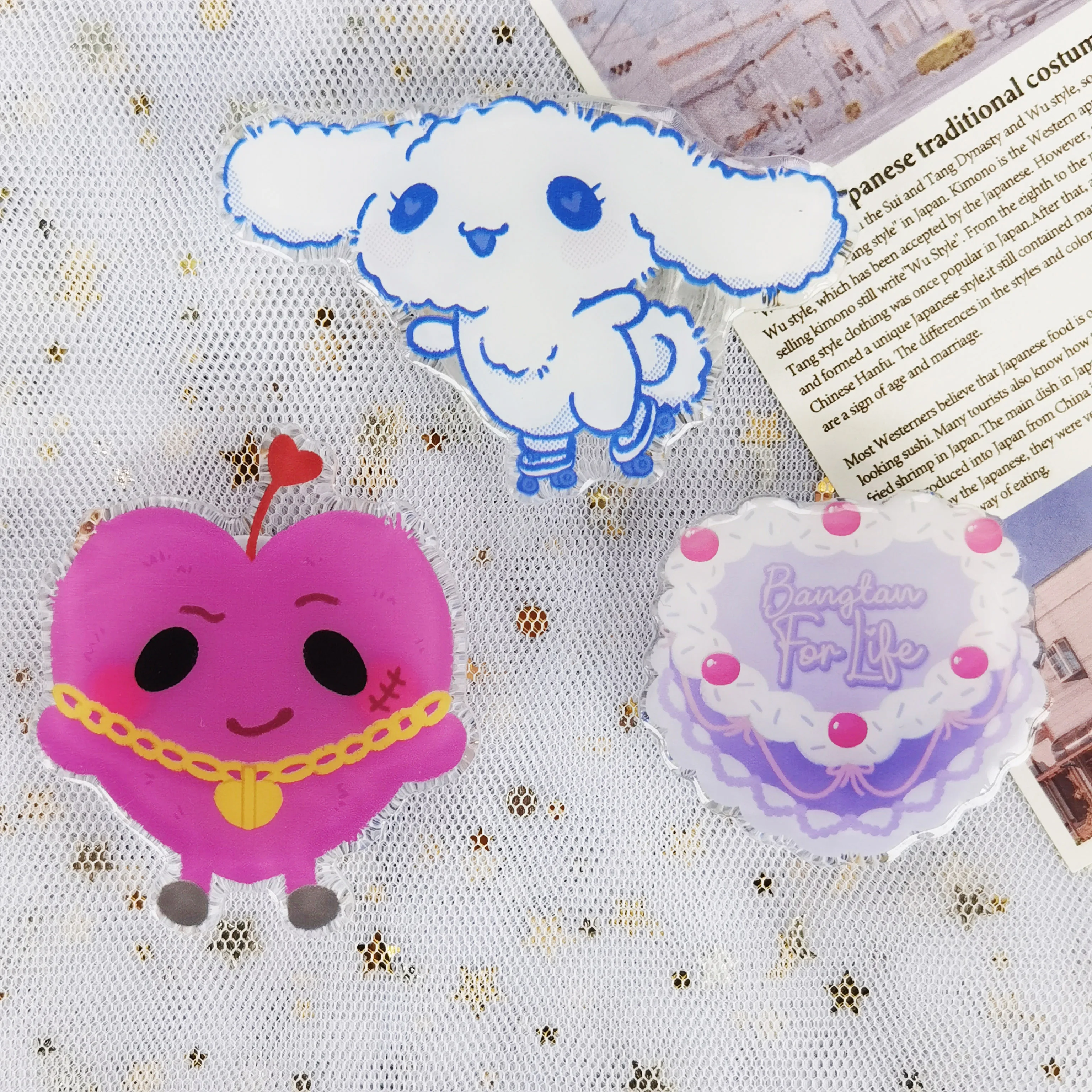 Customized Acrylic Epoxy Mobile Phone Holder Custom Logo Cute Design Resin Phone Grips