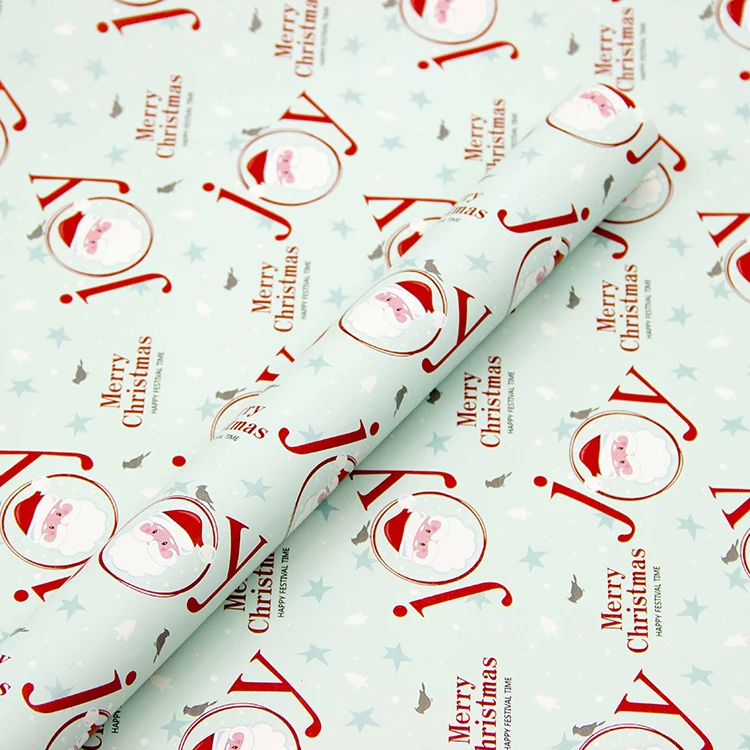 Christmas Decoration Gift Box Wrapping Paper Diy Handmade Paper Bag Gift Cover Cartoon Color Paper box