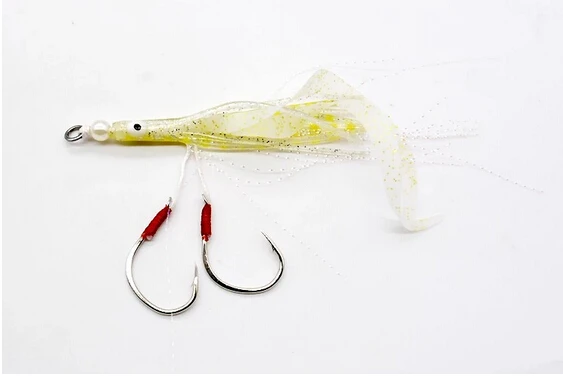 Wholesale  Silicon  Inchiku  Squid fishhooks  assit hook for fishing jig