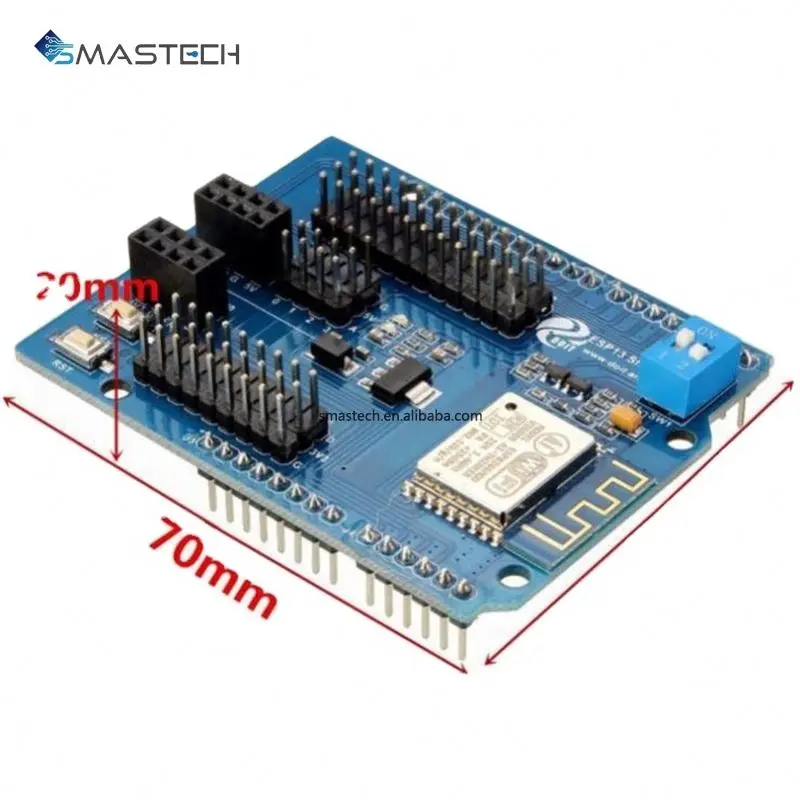 ESP8266 Web Server Serial Port WiFi Shield Expansion Board ESP-13 Compatible for Ad MEGA 2560 Smart robot car