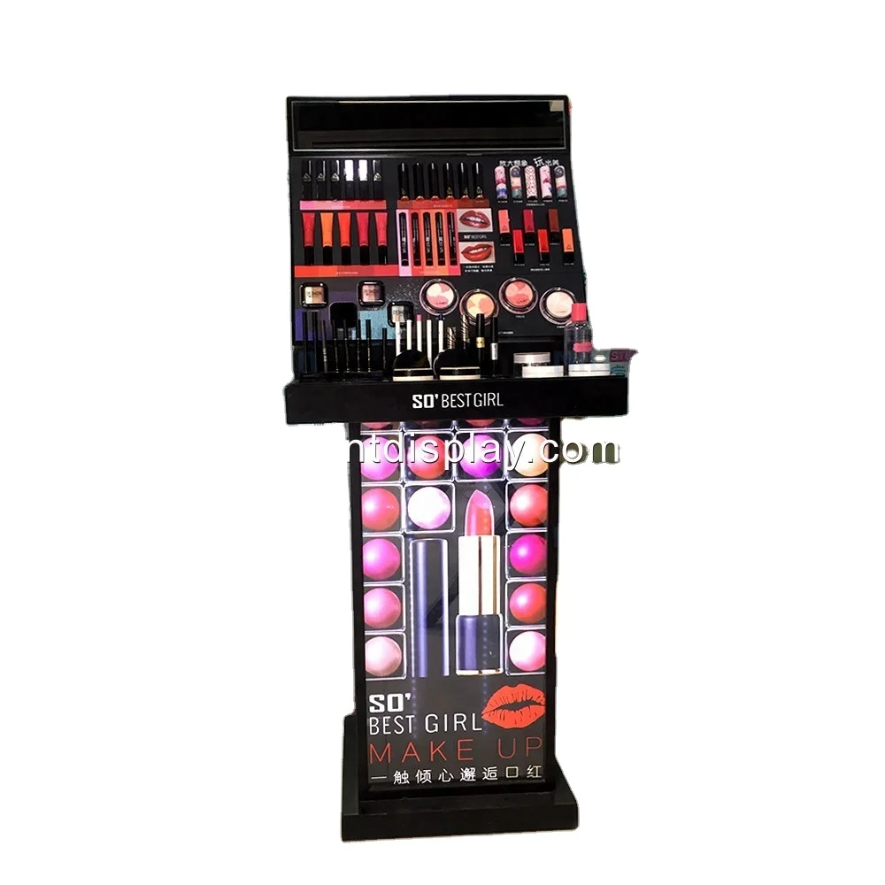 Makeup stand mac cosmetic display, cosmetic display stand