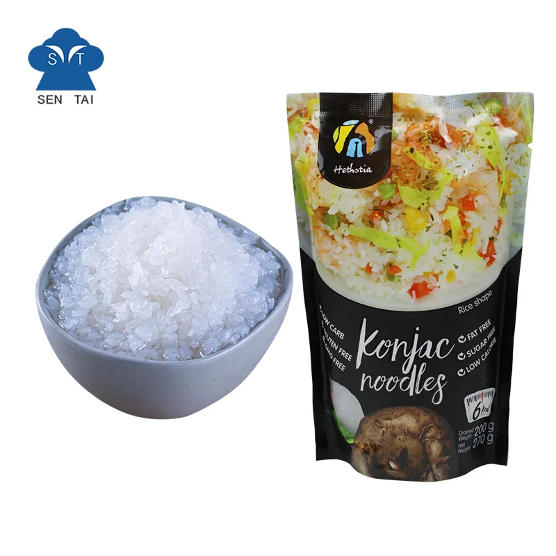 Рисовая Лапша Shirataki без сахара фирма Konjac Slim 200 г еда органический конжаковый рис (Мгновенная) конжаковая мука мгновенная или